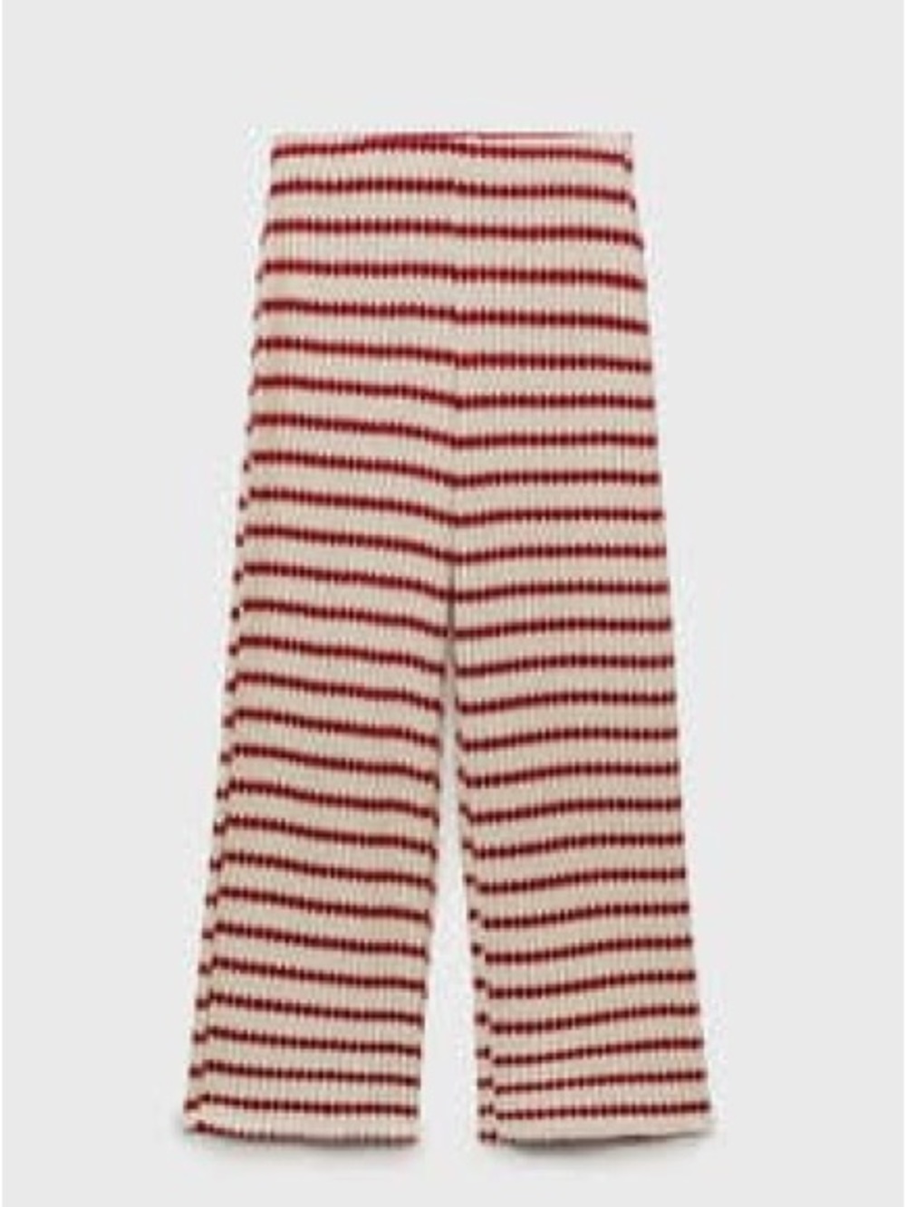 Mango Red and Cream Striped Tank Top